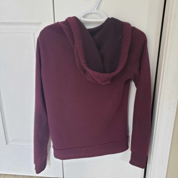 Maroon Colored Zip up Hoodie - Picture 3 of 3